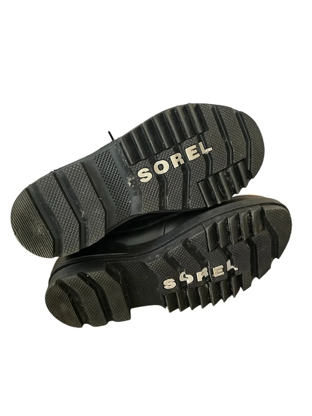 Sorel Tivoli IV Black Suede Waterproof Fur Trim Lace Up Winter Ankle Boot 7 - Picture 15 of 16
